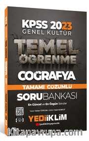 2023 KPSS Genel Kültür Temel Öğrenme Coğrafya Tamamı Çözümlü Soru Bankası