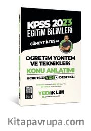 2023 KPSS Eğitim Bilimleri Öğretim Yöntem ve Teknikleri Video Destekli Konu Anlatımı