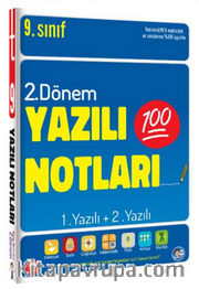 9. Sınıf Tüm Dersler 2.Dönem 1.Yazılı ve 2.Yazılı Notları