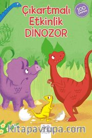 Çıkartmalı Etkinlik  Dinozor