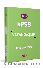 2023 KPSS A'dan Z'ye Vatandaşlık Konu Anlatımlı 