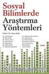 Sosyal Bilimlerde Araştırma Yöntemleri