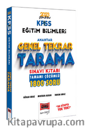 2023 KPSS Eğitim Bilimleri Anahtar Serisi Tamamı Çözümlü 1800 Soru Genel Tekrar Tarama Sınavı Kitabı