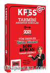 2023 KPSS Eğitim Bilimleri Tüm Dersler Tamamı Çözümlü Tahmini Anahtar