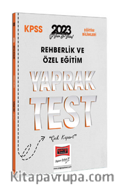 2023 KPSS Eğitim Bilimleri Rehberlik ve Özel Eğitim Yaprak Test