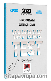 2023 KPSS Eğitim Bilimleri Program Geliştirme Yaprak Test