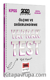 2023 KPSS Eğitim Bilimleri Ölçme ve Değerlendirme Yaprak Test