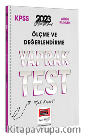 2023 KPSS Eğitim Bilimleri Ölçme ve Değerlendirme Yaprak Test