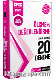 2023 KPSS Eğitim Bilimleri Ölçme ve Değerlendirme 20 Deneme