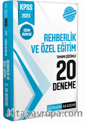 2023 KPSS Eğitim Bilimleri Rehberlik ve Özel Eğitim 20 Deneme
