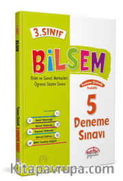 3.Sınıf Bilsem Tamamı Çözümlü 5 Fasikül Deneme Sınavı 