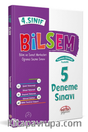 4.Sınıf Bilsem Tamamı Çözümlü 5 Fasikül Deneme Sınavı 