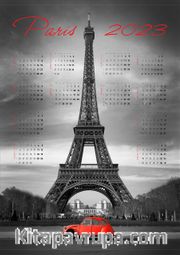 2023 Takvimli Poster - Şehirler - Paris