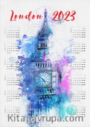 2023 Takvimli Poster - Şehirler - London Big Ben