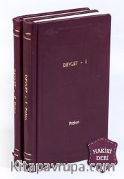Devlet (2 Cilt Takım) (Hakiki Deri, Ciltli, İplik Dikişli)