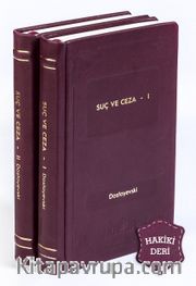 Suç ve Ceza (2 Cilt Takım) (Hakiki Deri, Ciltli, İplik Dikişli) 