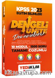 2023 KPSS Eğitim Bilimleri Tüm Dersler Tamamı Çözümlü 10 Modül- 1500 Soru Dengeli Ünite Denemeleri
