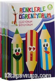 Renklerle Öğreniyorum Örnekli Boyama Seti (10 Kitap)