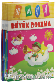 Büyük Boyama Seti (8 Kitap Takım)
