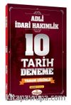 Adli İdari Hakimlik Tarih 10 Deneme Tamamı Çözümlü 