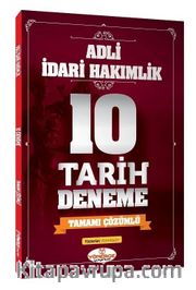 Adli İdari Hakimlik Tarih 10 Deneme Tamamı Çözümlü 