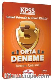 KPSS Genel Yetenek Genel Kültür Orta 3 Deneme Tamamı Çözümlü 