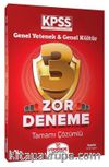 KPSS Genel Yetenek Genel Kültür Zor 3 Deneme Tamamı Çözümlü