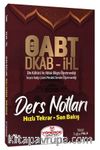 ÖABT Din Kültürü ve Ahlak Bilgisi Öğretmenliği Ders Notları 