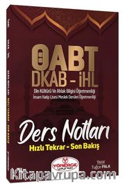 ÖABT Din Kültürü ve Ahlak Bilgisi Öğretmenliği Ders Notları 