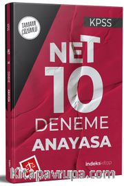 KPSS Anayasa Net 10 Deneme Çözümlü 