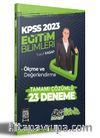 2023 KPSS Eğitim Bilimleri Ölçme ve Değerlendirme Tamamı Çözümlü 23 Deneme Sınavı