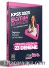 2023 KPSS Eğitim Bilimleri Öğretim Yöntem ve Teknikleri Tamamı Çözümlü 23 Deneme Sınavı