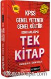 2023 KPSS Genel Yetenek Genel Kültür Konu Anlatımlı Tek Kitap