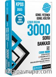 2023 KPSS Genel Yetenek Genel Kültür Ezberbozan 3000 Soru Bankası