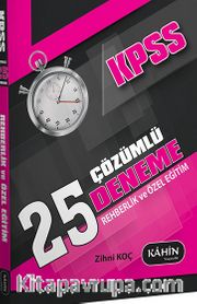2016 KPSS Eğitim Bilimleri 25 Çözümlü Deneme Rehberlik ve Özel Eğitim