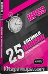 2016 KPSS Eğitim Bilimleri 25 Çözümlü Deneme Ölçme ve Değerlendirme
