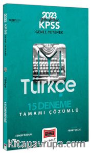 2023 KPSS Genel Yetenek Hedef IYI Serisi Türkçe Tamamı Çözümlü 15 Deneme 