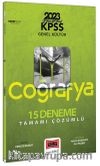 2023 KPSS Genel Kültür Hedef IYI Serisi Coğrafya Tamamı Çözümlü 15 Deneme 