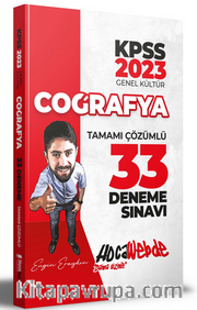 2023 KPSS Coğrafya Tamamı Çözümlü 33 Deneme Sınavı