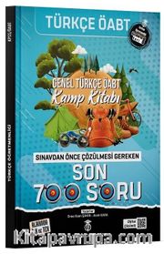 Türkçe ÖABTDEYİZ ÖABT Türkçe Genel Kamp Kitabı Son 700 Soru Bankası Çözümlü