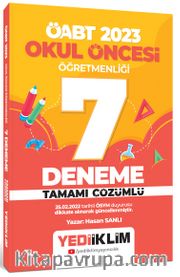 2023 ÖABT Okul Öncesi Öğretmenliği Tamamı Çözümlü 7 Deneme
