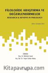 Filolojide Araştırma ve Değerlendirmeler / Ekim 2022