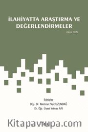 İlahiyatta Araştırma ve Değerlendirmeler / Ekim 2022