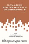 Sosyal & Beşerî Bilimlerde Araştırma ve Değerlendirmeler II / Ekim 2022