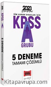 2023 KPSS A Grubu Tüm Dersler Tamamı Çözümlü 5 Deneme Sınavı 