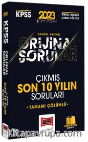 2023 KPSS Genel Kültür Genel Yetenek Orjinal Tamamı Çözümlü Son 10 Yıl Çıkmış Sınav Soruları 