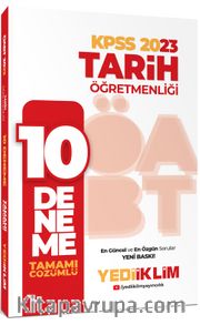 2023 ÖABT Tarih Öğretmenliği Tamamı Çözümlü 10 Deneme