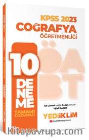 2023 ÖABT Coğrafya Öğretmenliği Tamamı Çözümlü 10 Deneme