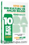 2023 ÖABT Din Kültürü ve Ahlak Bilgisi Öğretmenliği Tamamı Çözümlü 10 