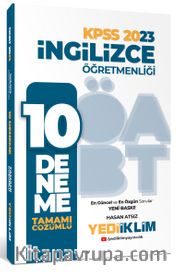 2023 ÖABT İngilizce Öğretmenliği Tamamı Çözümlü 10 Deneme